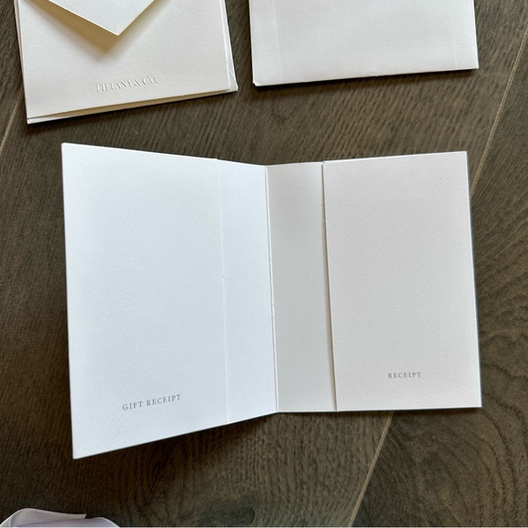 Authentic Tiffany small gift bag, box, ribbon & cards - Picture 7 of 15